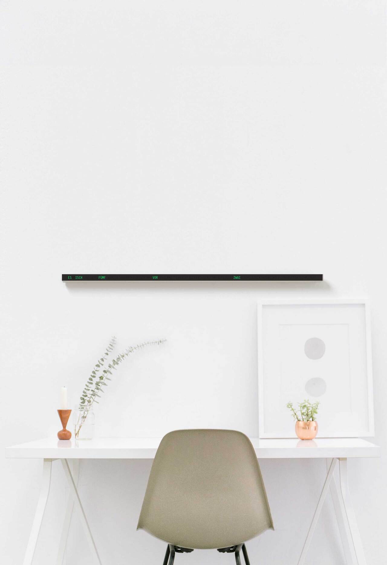 ZEITMETER Wortuhr Baseldytsch ZEITMETER Wortuhr Baseldytsch