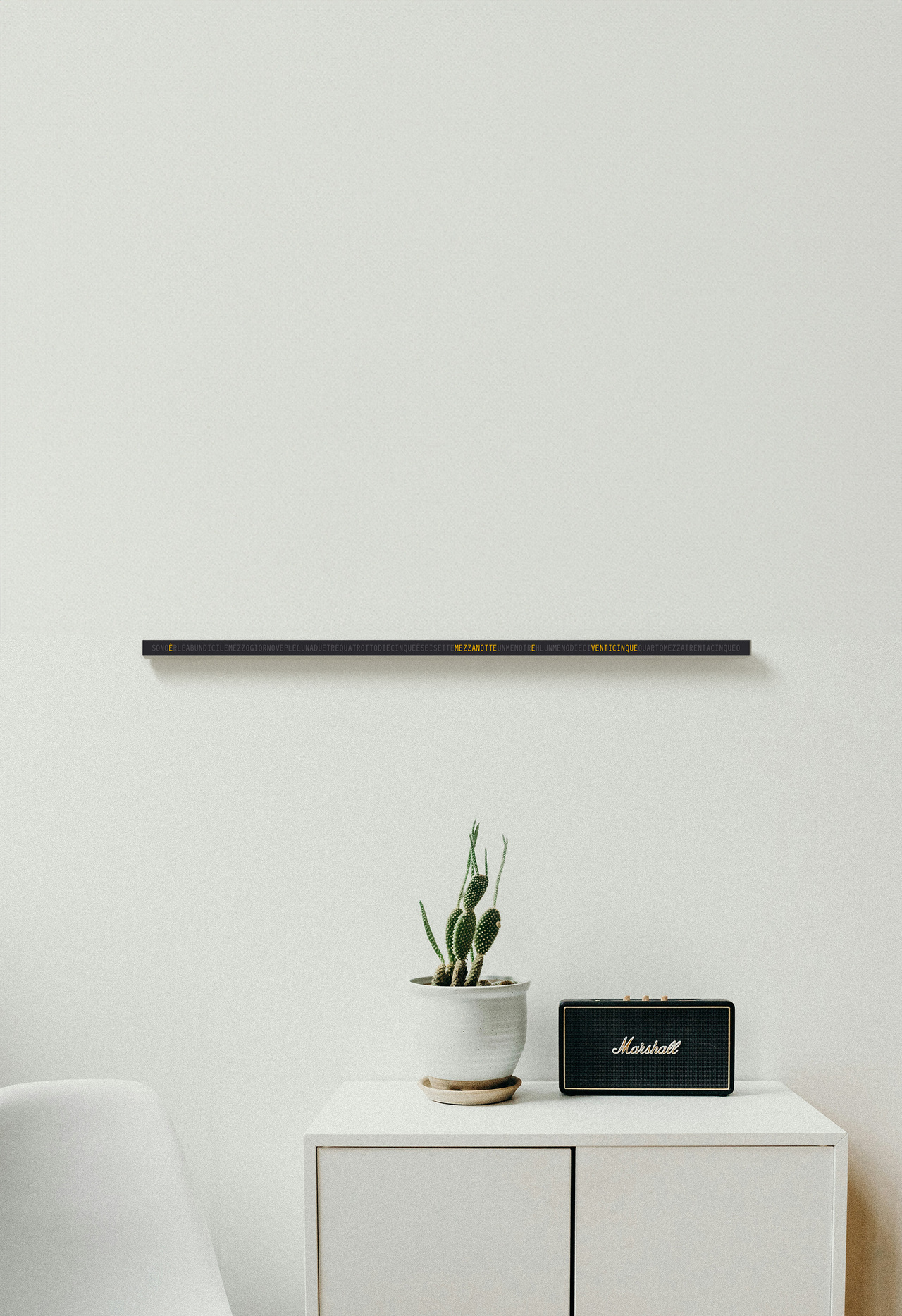 ZEITMETER Wortuhr italiano ZEITMETER Wortuhr italiano