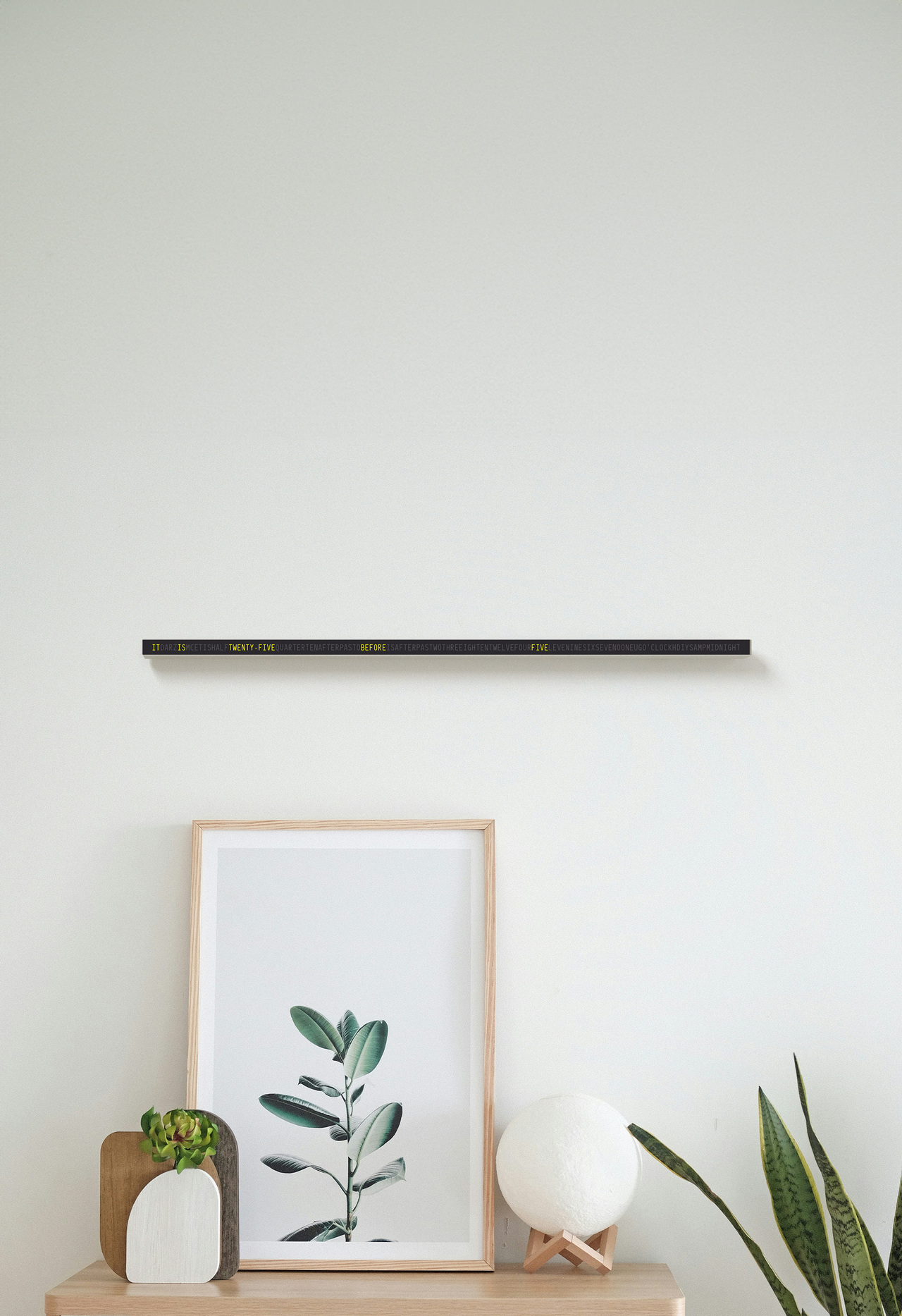 ZEITMETER Wortuhr english ZEITMETER Wortuhr english